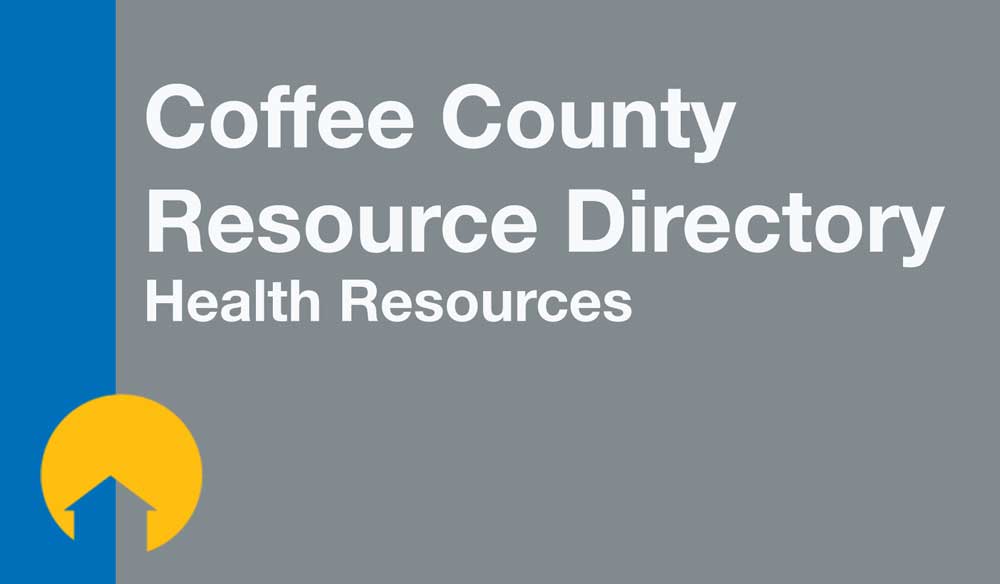 ENI Resource Directory Cover: Coffee County Alabama Health Resources, prepared by the University of Alabama Center for Economic Development